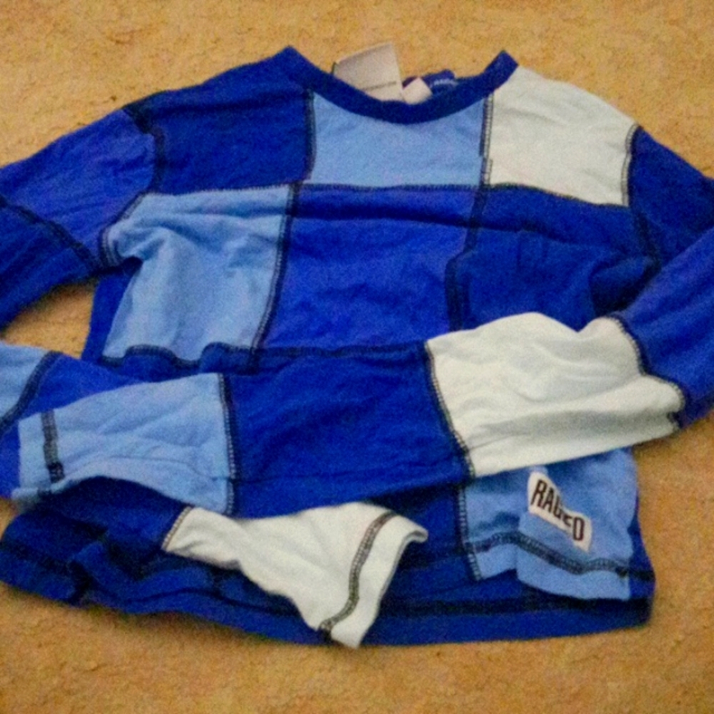 Ragged jeans shirt size small kids